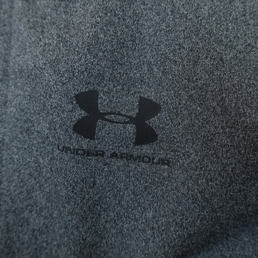 Under Armour Pants Mens L Gray Loose Drawstring Jogger Sweatpants Workout Gym